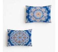 Mandala Housses Coussin 60 x 80cm, Protege Oreiller 80x60 Decoration Canapé, Housse Coussin Canape Moderne avec Fermeture Eclair Invisible, Taie Oreiller 2 Pack pour Cadeau Femme YCBZ-0470
