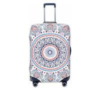 Mandala - Housses de bagages de voyage - Housses de protection élastiques pour valises de 18 à 32 pouces, Noir, Mediano