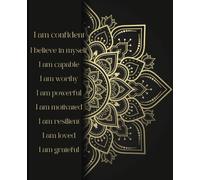 Mandala *I am confident* Affirmation Notebook for Wellbeing | Inspiring Journal for Students, Professionals, and Aspiring Entrepreneurs| Cute | Mindfulness & Creativity | lined | 120 Pages"