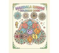 Mandala Kawaii coloring book