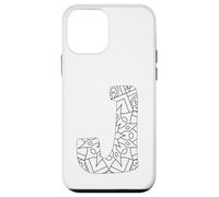 Mandala Lettre J à colorier et à Peindre soi-même Coque pour iPhone 12 Mini