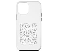 Mandala Lettre N à colorier et à Peindre soi-même Coque pour iPhone 12 Mini