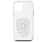 Mandala Lettre Q à colorier et à Peindre soi-même Coque pour iPhone 12 Mini