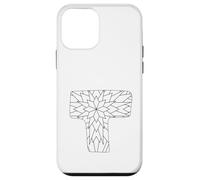 Mandala Lettre T à colorier et à Peindre soi-même Coque pour iPhone 12 Mini