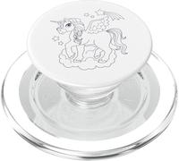 Mandala Licorne à colorier pour Les Enfants PopSockets PopGrip pour MagSafe