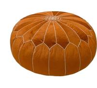 Mandala Life ART Housse de Pouf Ronde Verte avec Broderie en Velours - Coussin de Sol Doux brodé au Design marocain, 60 cm de diamètre, idéal pour Le Salon, la Chambre ou la Salle de méditation