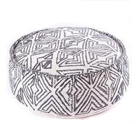 Mandala Life ART Housse de Pouf Tribal - 60 x 20 cm - Luxueuse décoration de Chambre Artisanale pour la méditation, Le Yoga et Le bohème Chic - Mettez en Valeur Votre Salon, Chambre à Coucher