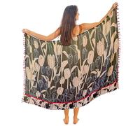 Mandala Life ART Pareo_Zen_26 Swimwear Cover Up, Anjuna, Taille Unique Femmes