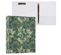 Mandala Lily of The Valley Classeur à 3 anneaux en D A4 avec 200 feuilles pour enfants, fournitures scolaires, femmes, hommes et bureau