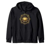 Mandala Lotus Style Fleur Sacrée Design Sweat à Capuche