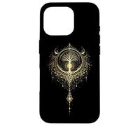 Mandala Lotus Unalome Arbre de Vie Spirituel Yoga Méditation Coque pour iPhone 16 Pro
