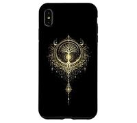 Mandala Lotus Unalome Arbre de Vie Spirituel Yoga Méditation Coque pour iPhone XS Max