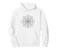 Mandala Minimaliste équilibre méditation Mindfulness Line Art Sweat à Capuche