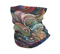 Mandala Ours, Art À Points Tourbillonnants, Animal Femme Homme Headwrap Élastique Cache-Col Ultra-Douce Tube Bandeaux pour Motorcycle Escalade Course À Pied