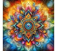 Mandala Peinture de diamant Point de croix Fleur DIY Mosaïque complète Broderie Décoration d'intérieur abstraite 40*40,30*30,20*20,50*50PlantesPMMA