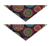 Mandala Pet Good Breathability Lot de 2 pour un cadeau d'animaux à différentes étapes 50,8 x 17,8 cm