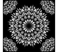 Mandala Practice Drawing Sketchbook: Mindfulness Activity Book To Help Create Your Own Unique Mandala And Geometric Designs