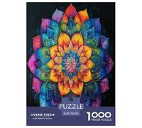 Mandala Puzzle 1000 Pièces Educa Jouet en Bois Cadeau Unique Décoration Intérieure Jeu Éduchatif Challenge Toy Adultes & Enfants des 14 Ans 70x50cm/1000pcs