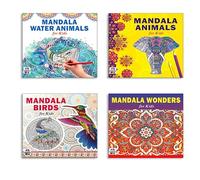 Mandala Sea Animals + Animals + Birds + Wonders Art Designs Pattern Colouring Books For Kids | Mandala Art | Coloring Book | Relaxation | Creativity | Mindfulness | Stress Relief | Art Therapy (Set Of
