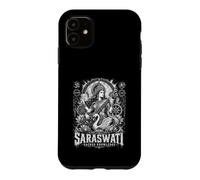 Mandala Spirituel védique Saraswati Connaissance Sacrée Coque pour iPhone 11