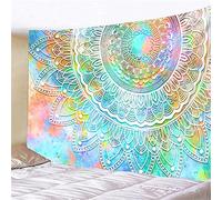 Mandala Tapisserie Fond Tissu Bohème Tapisseries Tenture Murale Art Couvre-Lit Tapisserie Chambre Décor 150X100cm