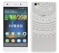 Mandala TPU Bol tout Motifs - Design 1-Weiss, HUAWEI P10