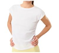 Mandala - Women's Side Ruffled Top - T-shirt - L - white