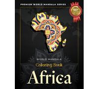 MANDALA World AFRICA countries ▌AMAZING coloring book for adults: motivation, relaxation & stress relief pattern