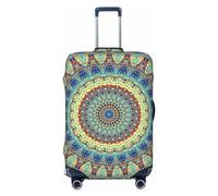 Mandala1 Housse de protection pour bagage de voyage élastique de 45,7 à 81,3 cm, noir, L
