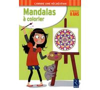 Mandalas à colorier : 8 ans