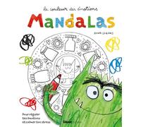 Mandalas avec le monstre des couleurs