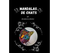 Mandalas chats: 45 dessins détachables