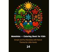 Mandalas - Coloring Book for Kids: Simple and Fun Mandalas with Trees and Leaves for Little Hands