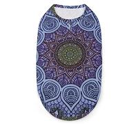 Mandalas géométriques Chemises pour Chiens, T-Shirts d'été pour Animaux de Compagnie, débardeur Doux sans Manches, vêtements pour Petits Chiots et Chats