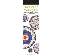 Mandalas magiques - 50 marque-pages à colorier