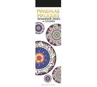 Mandalas magiques - 50 marque-pages à colorier