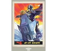 Mandalorian & Grogu - AT-RT Escape - Poster 61 x 91,5 cm