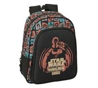 Safta Sac à dos scolaire Mandalorian & Grogu 9L, adaptable au chariot, Noir dès 36 mois