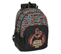 Safta Double Mandalorian & Grogu 20l 32x15x42 Cm Backpack Noir Enfants