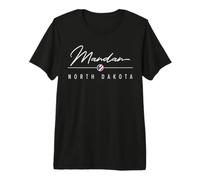 Mandan Dakota du Nord (ND) T-Shirt Haut de Gamme