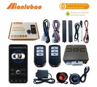 Mandangao E-D Premium Andrea Car Alarme Keyless Entrée Bouton Poussoir Système De Démarrage Arrêt De Démarrage Du Moteur Clé Intelligente Accessoires Automobiles - Type I