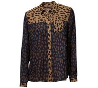 Mandarin Chemisier marine / marron / noir, Taille XL