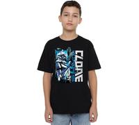 mandarin creative ltd Star Wars Clone Rex Unisex Kids T Shirt, Noir, 7-8 Ans Garçon
