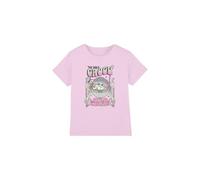mandarin creative ltd Star Wars Hippie Grogu Girls T Shirt, Rose, 12-13 Ans Fille