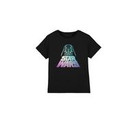 mandarin creative ltd Star Wars Vadient Unisex Kids T Shirt Tricot, Noir, 5-6 Ans Garçon