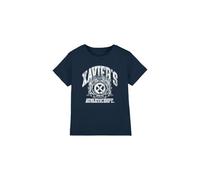 mandarin creative ltd X-Men Professor Xaviers Athletic Dept White Unisex Kids T Shirt, Bleu Marine, 12-13 Ans Garçon