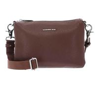 Sac bandouliÃšre en cuir Mandarina Duck Mellow Marron 15x23x9 cm