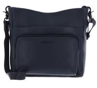 Sac bandouliÃšre en cuir de veau Mandarina Duck Mellow Bleu 25x30x8 cm