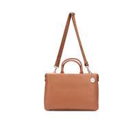 Mandarina Duck Cuir sac à main sac shopper pour ordinateur portable Mellow Urban Handbag Pecan Nut marron clair