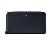 Mandarina Duck Downtown Porte-monnaie Protection RFID Cuir véritable 19.5 cm bleu